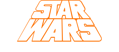 Star Wars The Arcade Game logo for Commodore 64